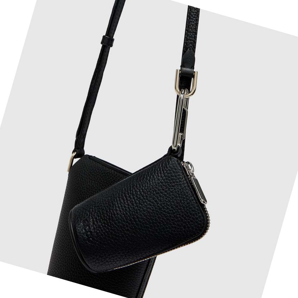 Women's Ecco Textureblocks Pot Bags Black | SG 305ZUT